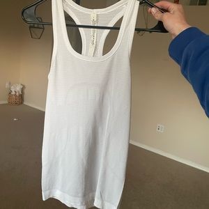 White Lululemon tank